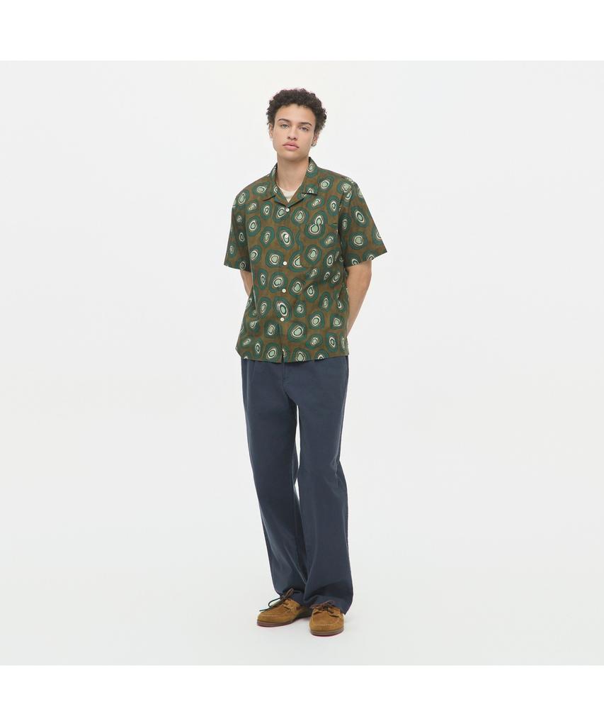 Henlikoteun Hawaiian Open Collar Shirt (Relaxed Fit) Ahsam26631Brx