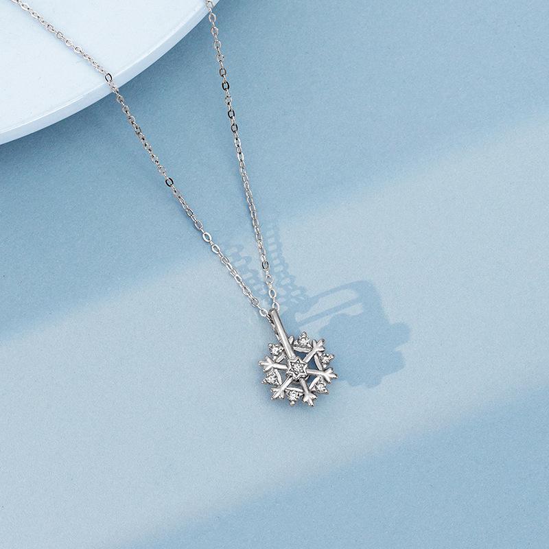 

Ожерелье из серебра 925 пробы Banyan Tree «Снежинка» — Элегантный подарок на Новый год 2022, день рождения для нее S925 Silver