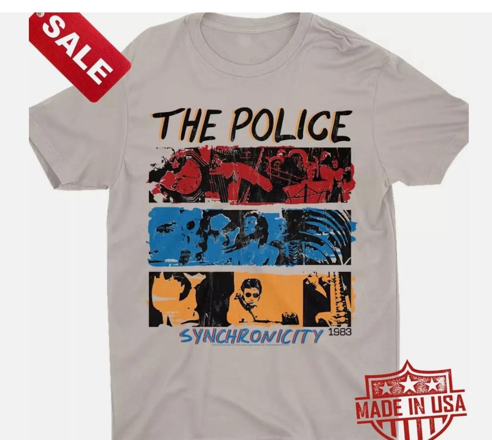 

New The Police 1983 Synchronicity Tour Gift For Fans Unisex S-5XL Shirt 4XL