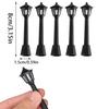 5 / 10pcs Mini Miniature Street Light Miniature Black Lamp Outdoor Pathway Lantern Post Decoration Craft Ideal for DO-IT-YOURSELF Fairy Garden Micro