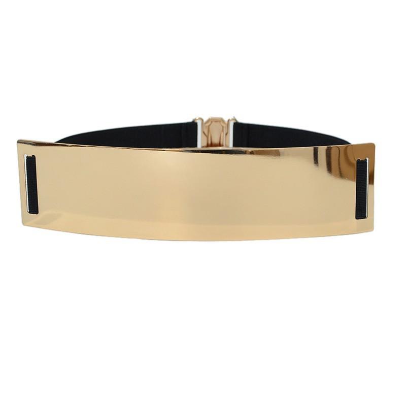 Meier Elastic women s belt fashioneasiest for match metal geometric decorative waist chain coat waistband 80-100cm