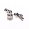 5/10Pcs Ss201 Ss304 Metric External Thread Straight Elbow Type Grease Nipple For Grease Gun Stainless Steel Grease Nipple