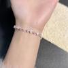 Light Luxury Geometric Zircon Square Bracelet For Women With Cubic Zirconia Jewelry