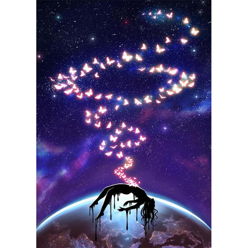 Full RoundCartoon Moon Diamond Embroidery Mosaic Embroidery 5d Diy Diamond Painting Home Decor Explosion New