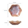 Japanese Lotus Leaf Soy Sauce & Vinegar Seasoning Dish - Small Underglaze Plate for Hot Pot & Barbecue
