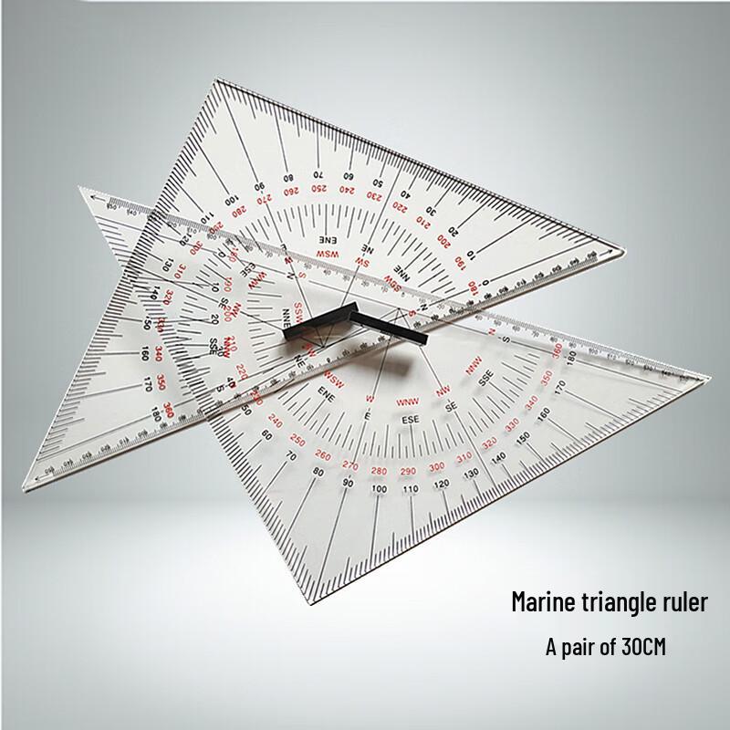 Navigation & Tactical Triangle Ruler Sets