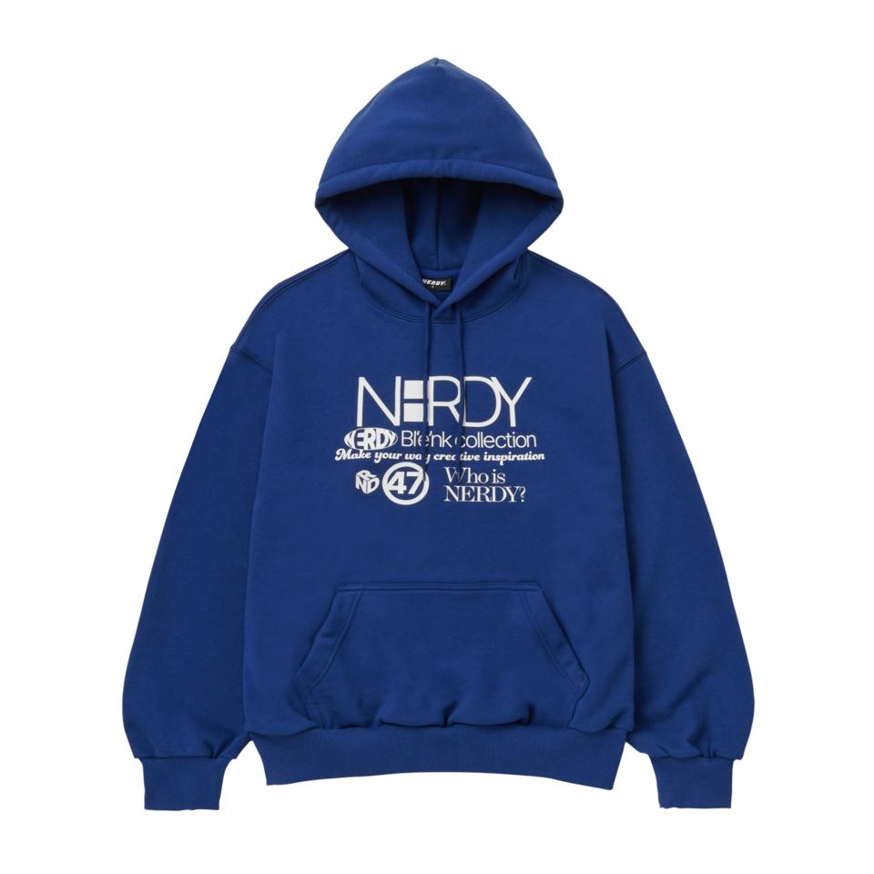 

Толстовка с капюшоном NERDY Identity Balloon Fit темно-синяя