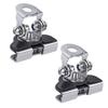 2PCS Hood LED Light Mounting Brackets Universal Pillar Hood Work Light Mount Clamp Adjustable Replacement for Jeep
