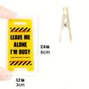 Acrylic Desk Sign "Leave Me Alone, I'm Busy" - Humorous Office Decor, Unisex Gift for Coworkers, Versatile Room Decor