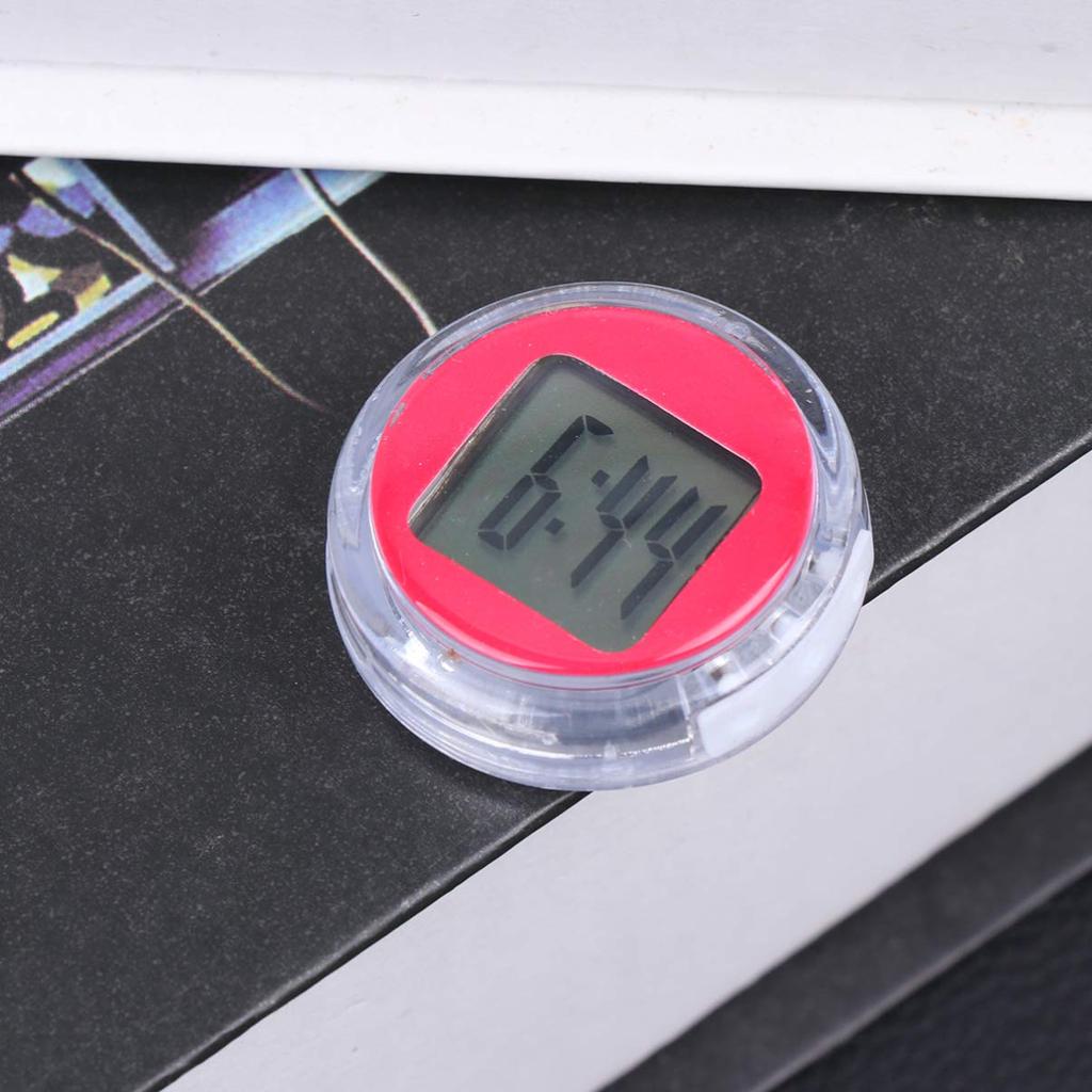 VORCOOL Car Watch Bike Watch Mini Watch Waterproof 12 Hours Electronic Motorcycle Watch Red 27.5*10mm