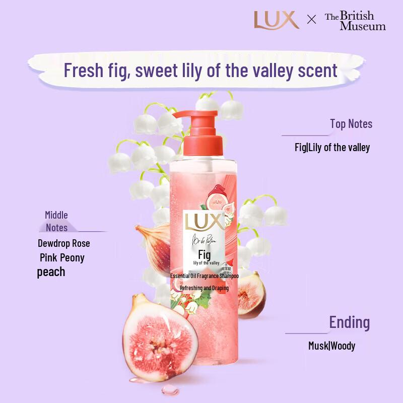 lux Essential Oil Fragrance Shampoo, Fig & Lily of the Valley
