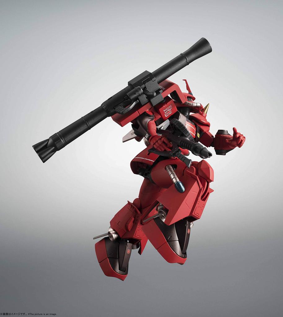 TAMASHII NATIONS ROBOT Spirits Mobile Suit Gundam Johnny Ridden High Mobility Type Zaku II 125mm Painted Movable Figure 158169 [SIDE MS] MS-06R-2 Ver.