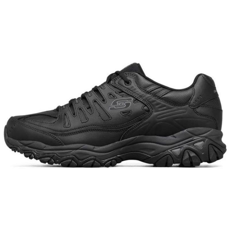 Skechers After burn M.fit Men Synthetic Cushioned Breathable Low Top Dad Shoes 50127-BBK 39.5