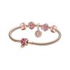 Pandora Heart to Heart Set, Alloy Bracelet, Same Style for Men and Women, Couple Style ZT24091809A