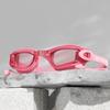 Adult Waterproof Anti-Fog Silicone Prescription Swimming Goggles With Ear Plugs