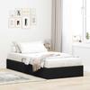 Ottoman Bed Frame with Storage Black 90 x 190 cm Velvet