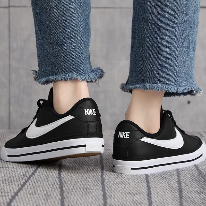 Nike Court Legacy GS Black White Kids Sneakers Gum-Light-Brown DA5380-002