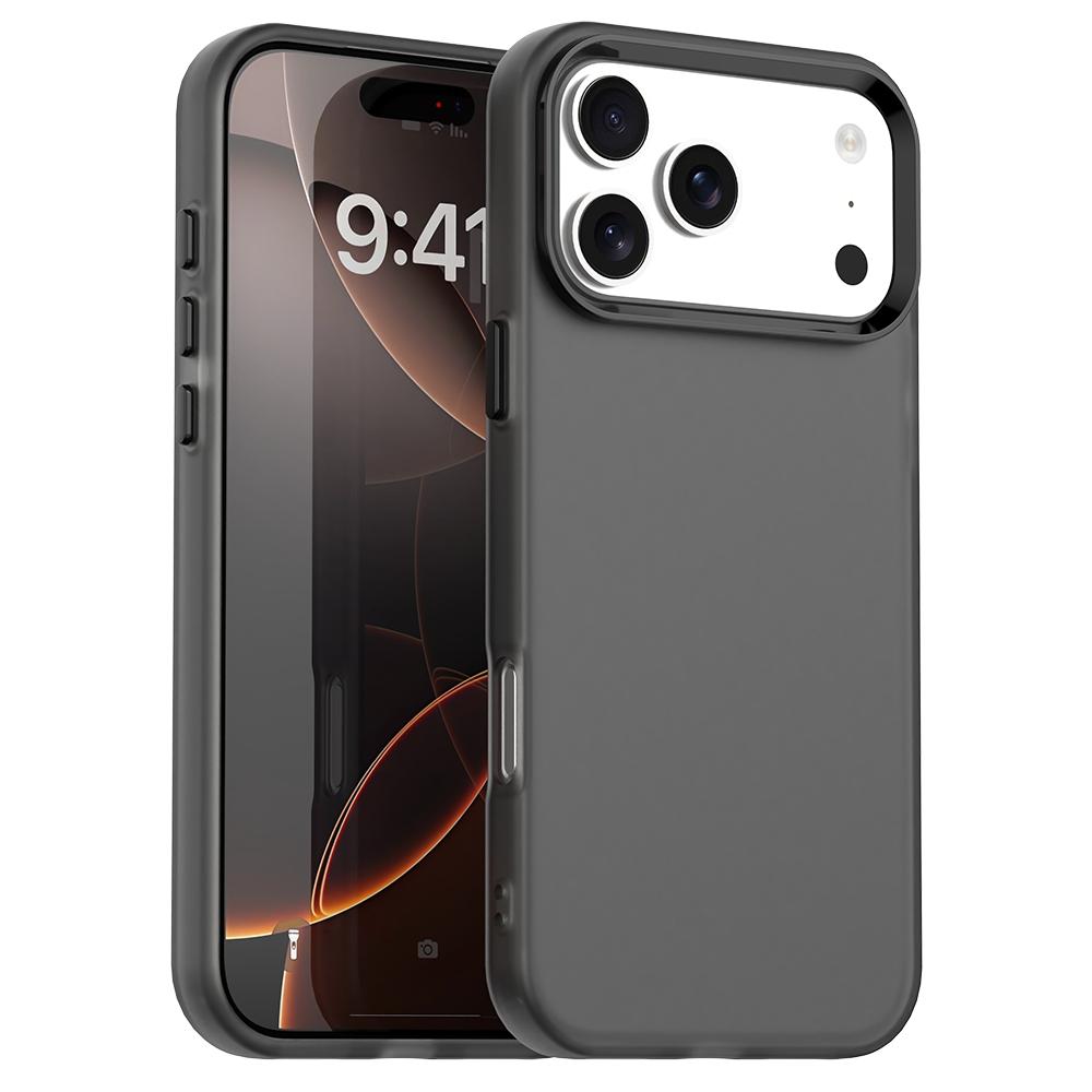 For iPhone 17 Pro Case PC+TPU+PET Matte Anti-Drop Phone Back Cover
