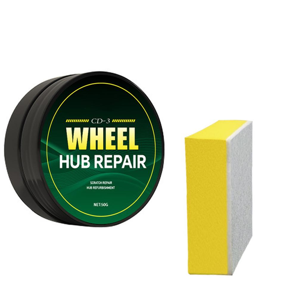 Effective Wheel Scratch Repair Paste 50g Formula Wheel Hub Scratch Remover Polish for Smooth Finishes On Metal Surfaces