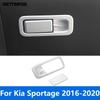For Kia Sportage 2016 2017 2018 Carbon Fiber Storage Glove Box Door Handle Cover Trim Interior Accessories Car Styling