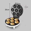 Mini Donut Maker Machine Non-stick Surface for Kids Breakfast Snack Desserts Makes 7 Doughnuts White Color Home Appliances