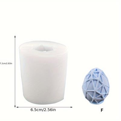 Multiple Egg Silicone Candle Mold Easter Egg Silicone Mold DIY Aromatherapy Gypsum Hand Soap Mold Household Products
