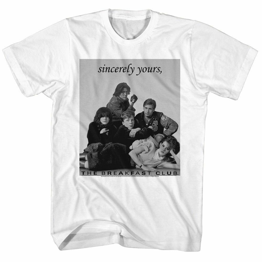 Breakfast Club Laid Out White Adult T-Shirt XL