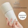 Durable Thickened White Disposable Paper Cups for Home, Office, and Coffee Use
