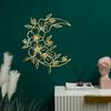 Crescent Hollow Flower 3D Acrylic Mirror Wall Sticker Mural Art Home Room Decals