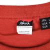 NANGA Men's ECO HYBRID BOX LOGO Long Sleeve T-Shirt, White, Size L