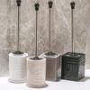 Nordic Ceramic Long Handle Toilet Brush – Elegant Design for Complete Cleaning