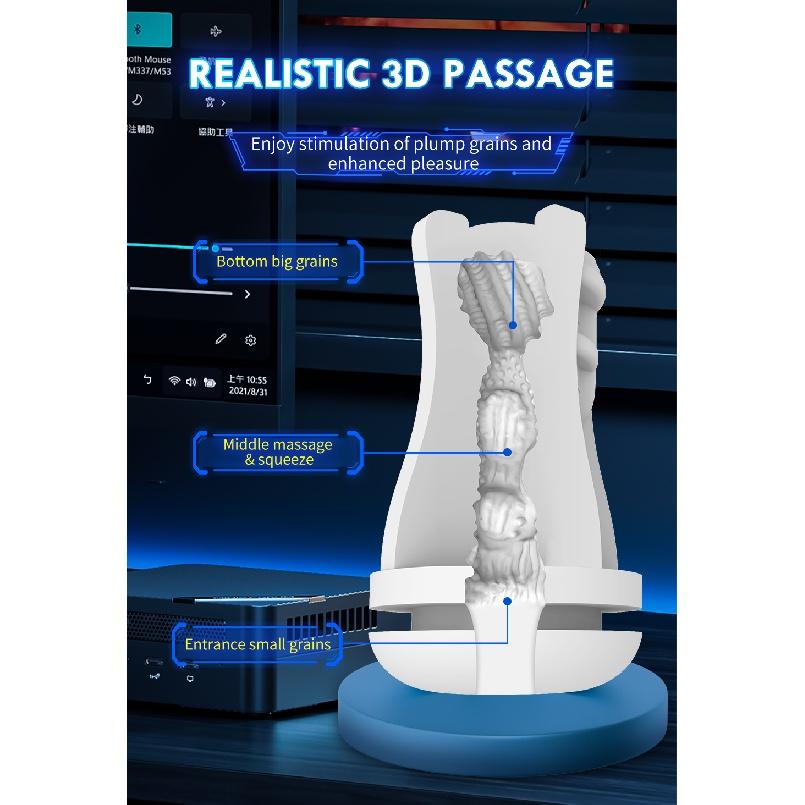 Automatic Male Sucking Mastubator Vibration Blowjob Machine Masturbation Cup Sex Toys Adult Goods for Men Masturbate