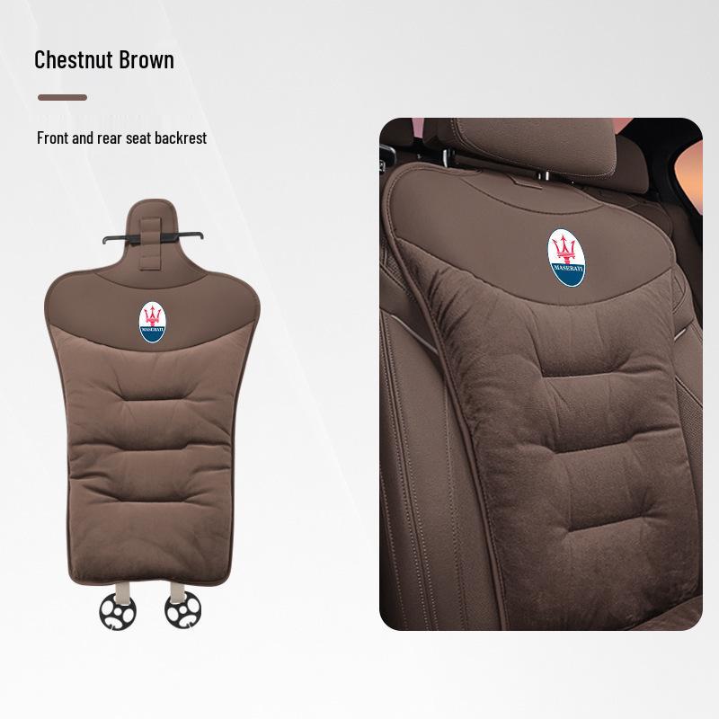 Zimowa flanelowa poduszka na siedzenie Maserati Ghibli/Levante