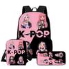 Kpop Witch Hunter Group Schoolbag High Definition Printing Casual Cross Border Light Backpack One Piece Hair