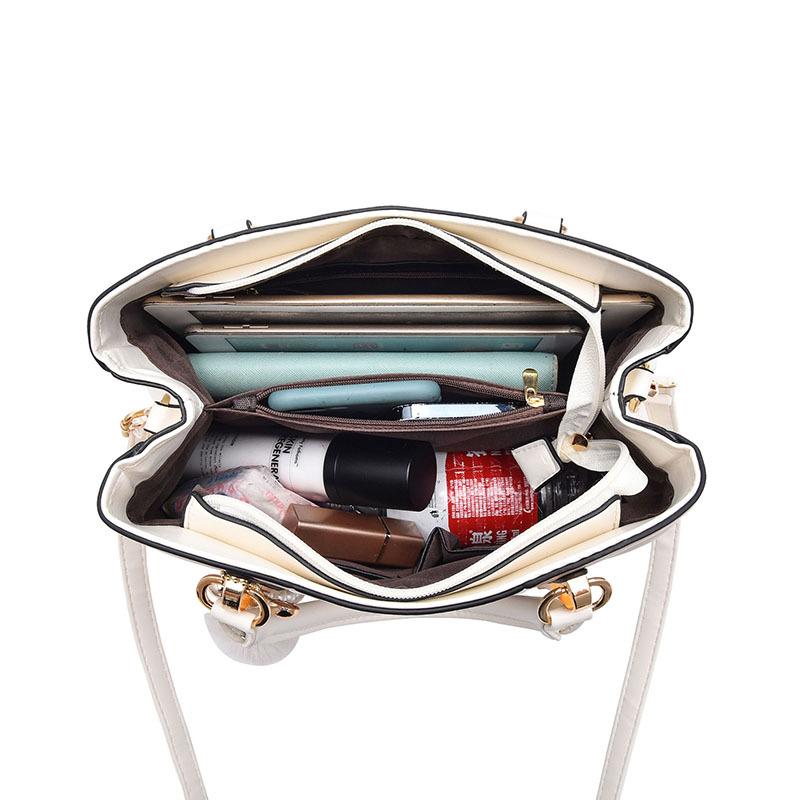 2025 New Elegant Women's Handbag Splicing Candy Colors large capacity shoulder bags Beaded diagonal cross bag Hand Bags Purse