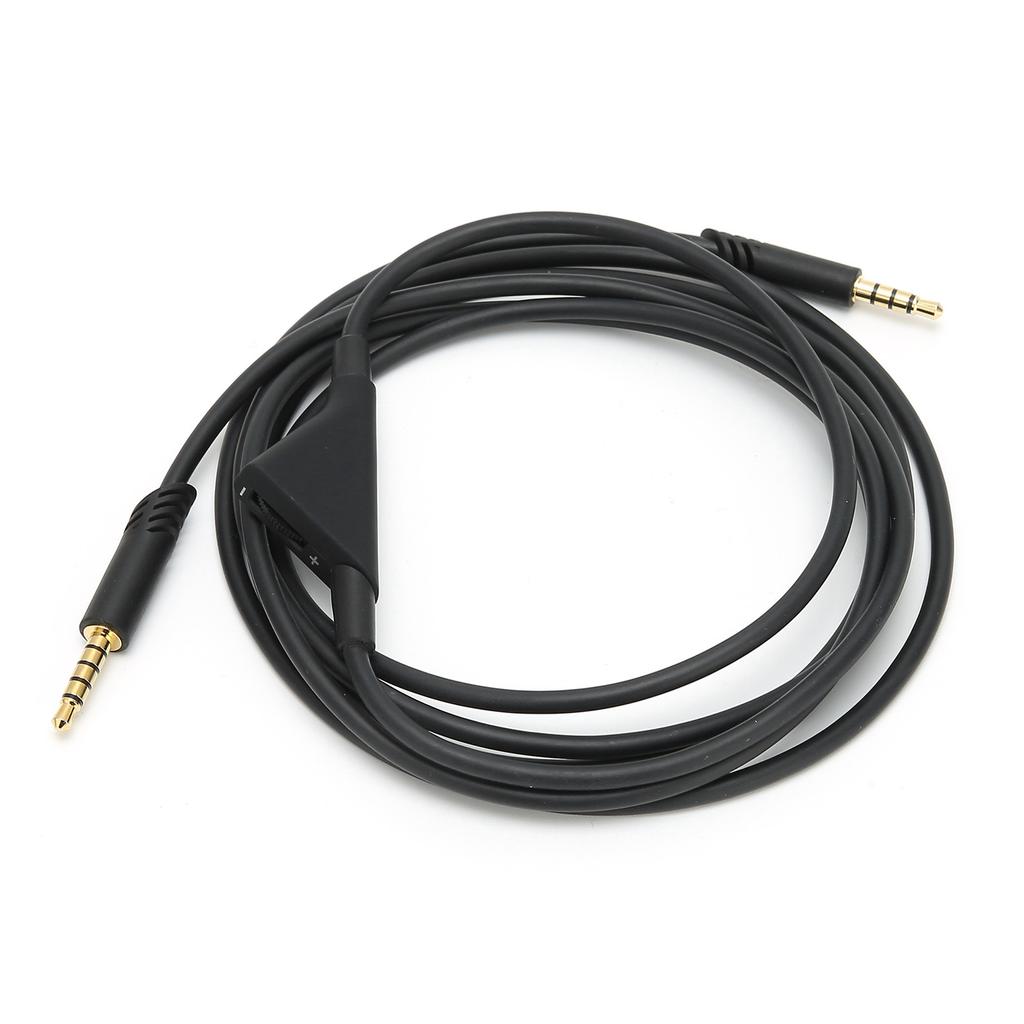 2M Headphone Cable Plug and Play Audio Line Volume Control for Logitech Astro A10 A30 A40