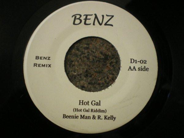 

7inch Record BEENIE MAN / R. KELLY - Hot Gal D102 Benz Jamaica Reggae, Ska & Dub Used