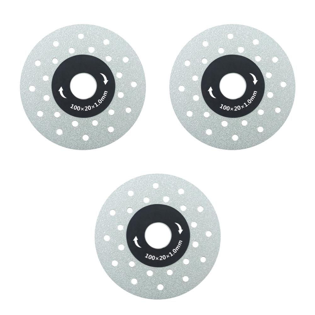 1-5Pcs 100mm Diamond Dry Cutting Blade Disc Porcelain Ceramic Tile Turbo Thin Stoneware Discs for Marble Machine Angle Grinder