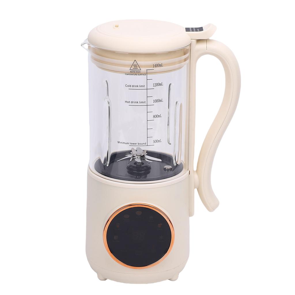 1400ML Kleine Sojamilchmaschine Automatische Heizung Multifunktionale Kochmaschine Babykostzubereiter für Zuhause