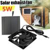 Outdoor Pet House Cooling Solar Panel Enclosure Fan Fan Dog For Pet Exhaust Ventilation Campers L5X5