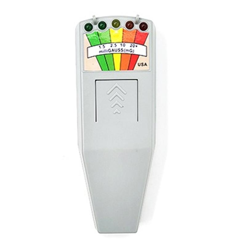 K2 Electromagnetic Field Radiation Tester EMF Reader Electromagnetic Detector Magnetic Field Meter 5 LED Indicator Gauss Meter