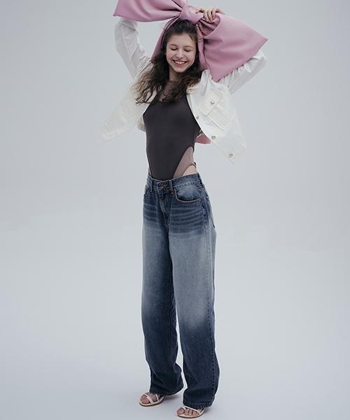 DEAR. K Grayish Washed Denim Pants Swdppc0200