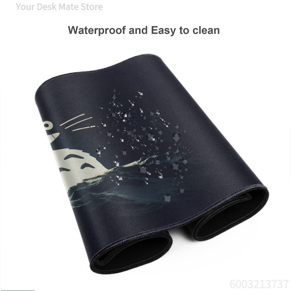 Anime Kawaii Table Mat Mousepad Office HD Print T-Totoros Large Deskmat Non-Slip Keyboard Pads Pc Cabinet Cute Carpet Mouse Pad
