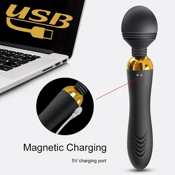 18rychlostní Výkonný Dildo Vibrátor AV Magic Wand Masážní zařízení bodu G Sexuální hračky pro ženy Páry Klitoris stimuluje zboží pro dospělé