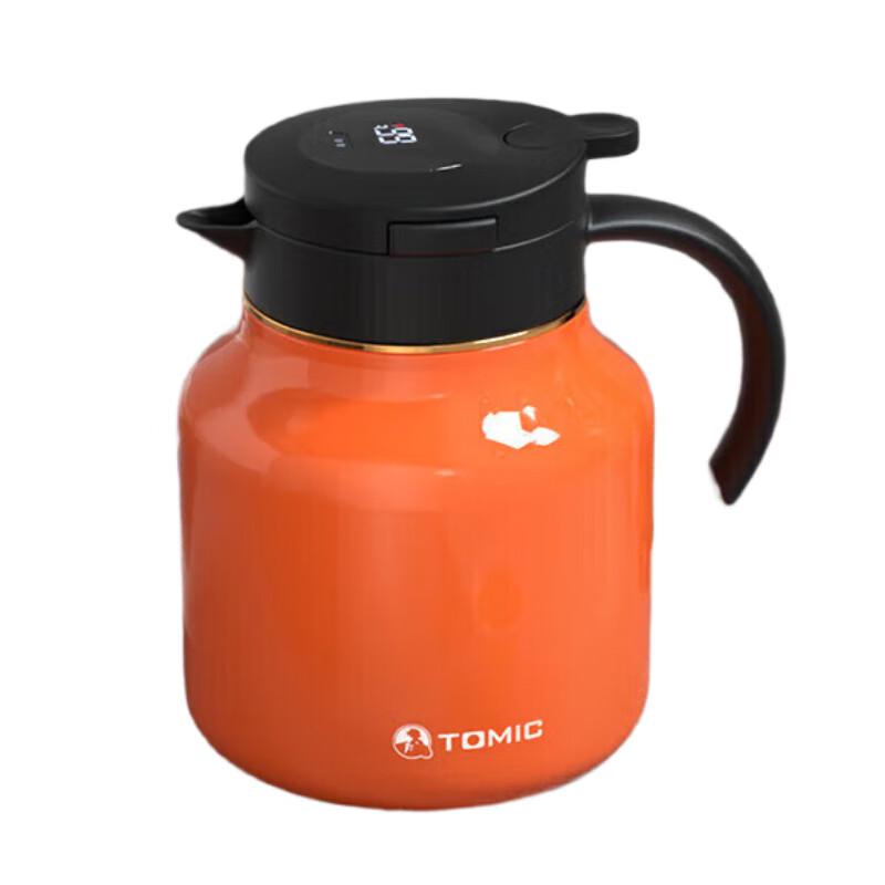 TOMIC Insulated Ceramic Tea Pot