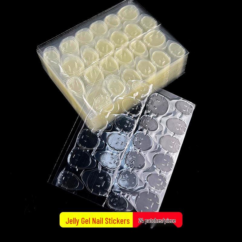 Clear Jelly Gel Double-Sided Nail Tape - High Adhesion, No Trace, Removable