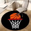 1pc Office Carpet Chair Mats Basketball Hoop Icon Perfect for Decorating Office Chairs, Living Rooms, Or Bedrooms.YDT052