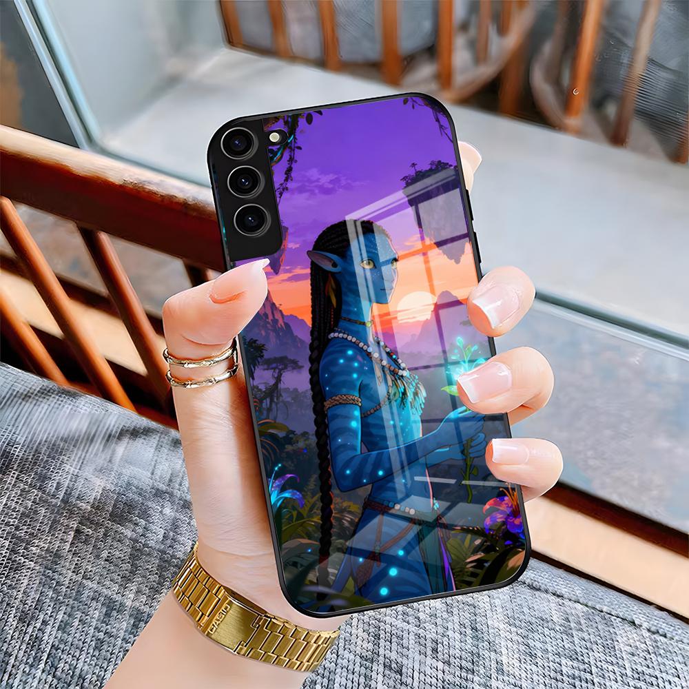 

A-Avatar Phone Case For Samsung A25 A13 A33 5G A54 A36 A35 A56 A52 A14 Shockproof Glass Cover Samsung A26
