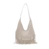 Lange Quasten Damenhandtasche Mode Umhängetaschen für Damen Handtasche Weiches PU-Leder lässige Hobo-Tasche Achseltasche Damen Tote