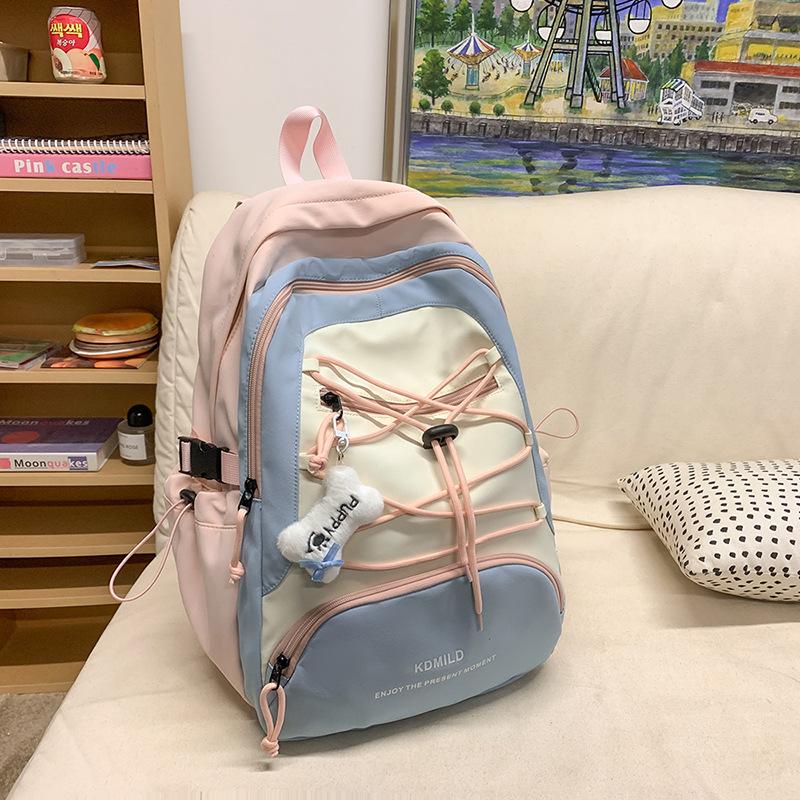 Schultasche Japanisch ins Schultasche weiblich Studentin Retro Mode Computer Rucksack weiblich Große Kapazität Paar Reise Rucksack Trend